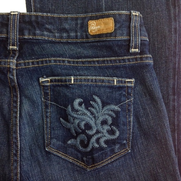 Paige Wide Leg Flare Robertson Jeans Sz 28 - Picture 6 of 8